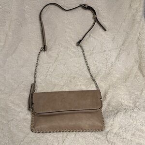 Urban Expressions Taupe Crossbody Bag